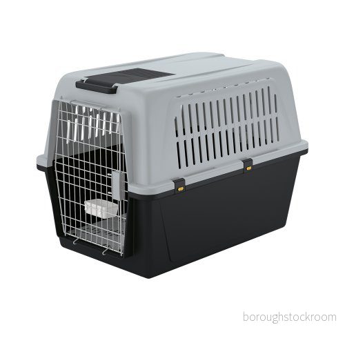 Hundresa kennel, husdjurskennel, hundbur atlas 60 professionell, säkerhetsstängningssystem, luftningsnät, 61 x 91 H 68 cm. 8010690058184