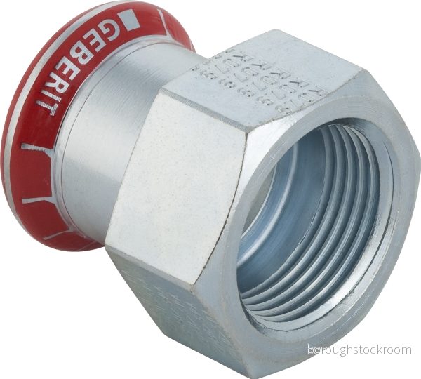 Geberit Övergångsmuff 15x1/2 MPF, inv. gänga, elförzinkad 4024723218029
